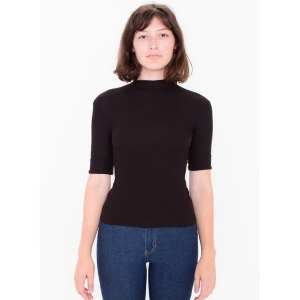 American Apparel Black Stevie Top